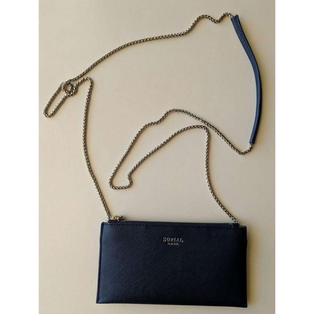 Sorial Saffiano Wallet on a Chain - Size O/S - NWT